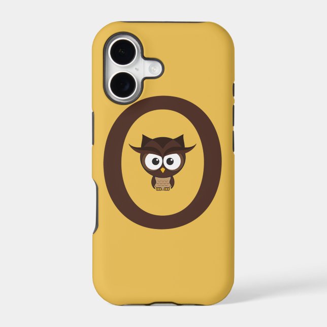 O - Owl Iphone Case (Back)