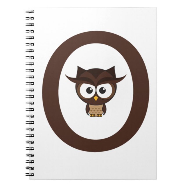 O - Owl Notebook (Front)