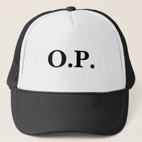 OP Capellus Trucker Hat