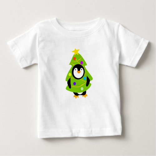 O Penguin Tree Baby T_Shirt
