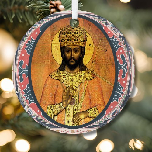 O Rex Gentium Medieval Christian Art Jesse Tree Metal Ornament