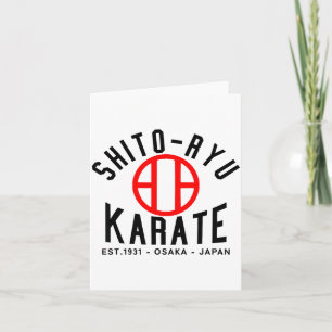 O-ryu Karate Japan Martial Arts  Card