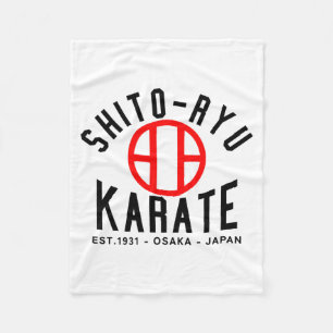 O-ryu Karate Japan Martial Arts Fleece Blanket