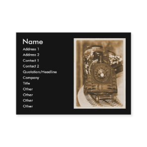 O Scale Lionel Model Train Business Card