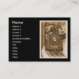O Scale Lionel Model Train Business Card