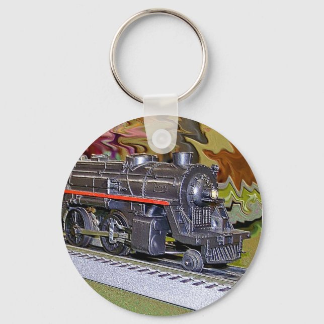O Scale Model Train Keychain (Front)