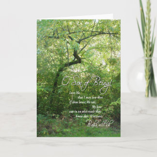 O Son of Being - Bent Tree - Greeting Card