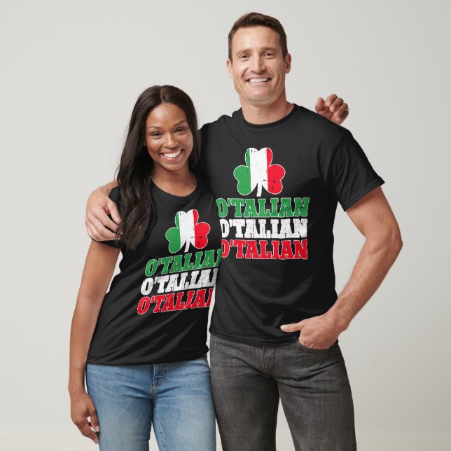 O' Talian Green St. Patricks Is Italian T-Shirt (Unisex)