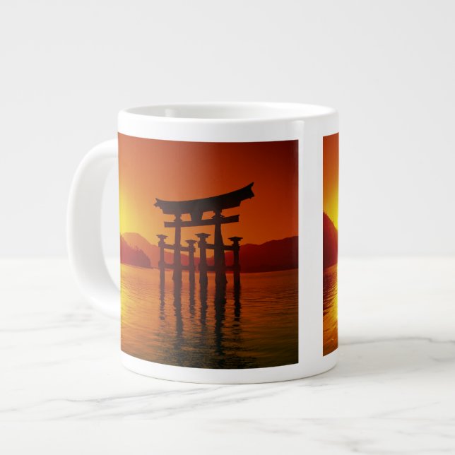 O-Torii Gate, Itsukushima shrine, Miyajima, Giant Coffee Mug (Front Left)