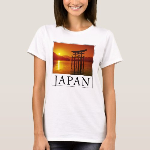 O_Torii Gate Itsukushima Shrine  Miyajima Japan T_Shirt