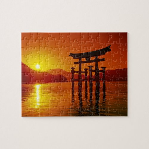 O_Torii Gate Itsukushima shrine Miyajima Jigsaw Puzzle