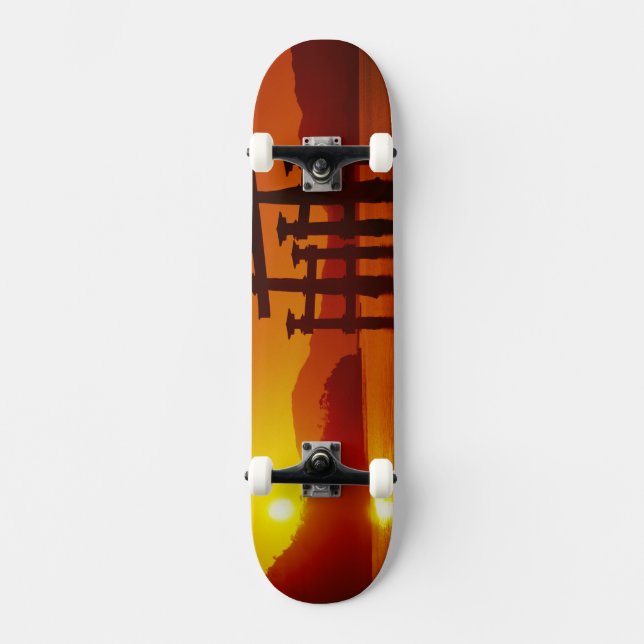 O-Torii Gate, Itsukushima shrine, Miyajima, Skateboard Deck (Front)