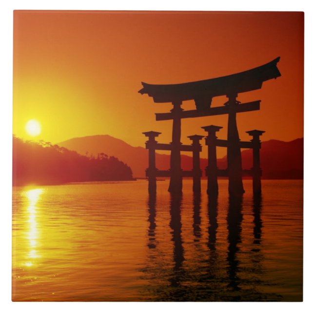 O-Torii Gate, Itsukushima shrine, Miyajima, Tile (Front)