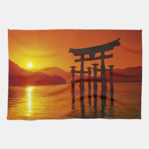 O-Torii Gate, Itsukushima shrine, Miyajima, Towel