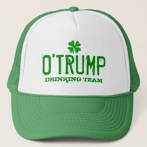 O Trump Drinking Team funny St Patricks Day hats