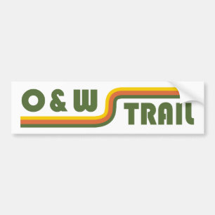 O&W Rail Trail Bumper Sticker