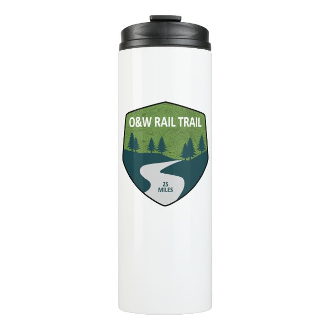 O&W Rail Trail Thermal Tumbler (Front)