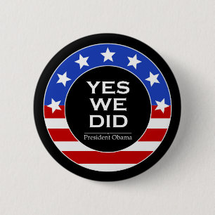 O Yes We Did Stars - Button