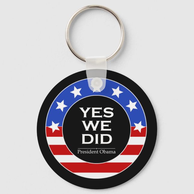 O Yes We Did Stars - Keychain (Front)