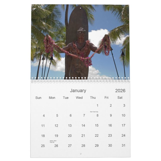 Oahu 2007 Calendar (Jan 2026)