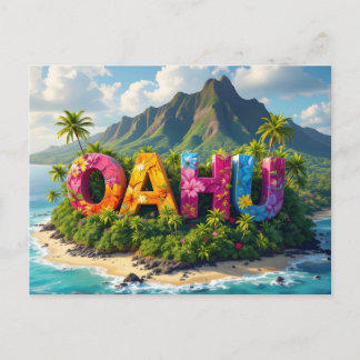 Oahu dreaming postcard