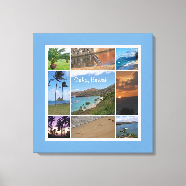 Oahu, Hawaii  Canvas Print (Front)