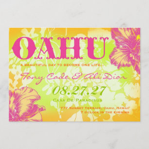 OAHU HAWAII Destination Invitation