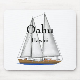 Oahu Hawaii Mouse Pad
