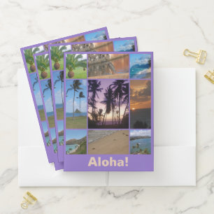 Oahu, Hawaii Pocket Folder