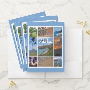 Oahu, Hawaii Pocket Folder