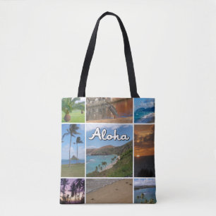 Oahu, Hawaii Potomacs Collage tote bag