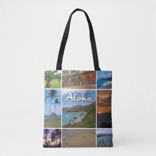  Oahu Hawaii Potomacs Collage tote bag