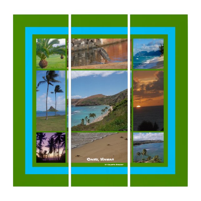 Oahu, Hawaii   Triptych (Front)