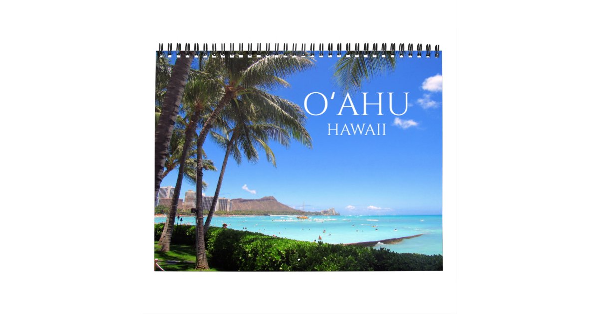 o'ahu hawaii usa 2021 calendar