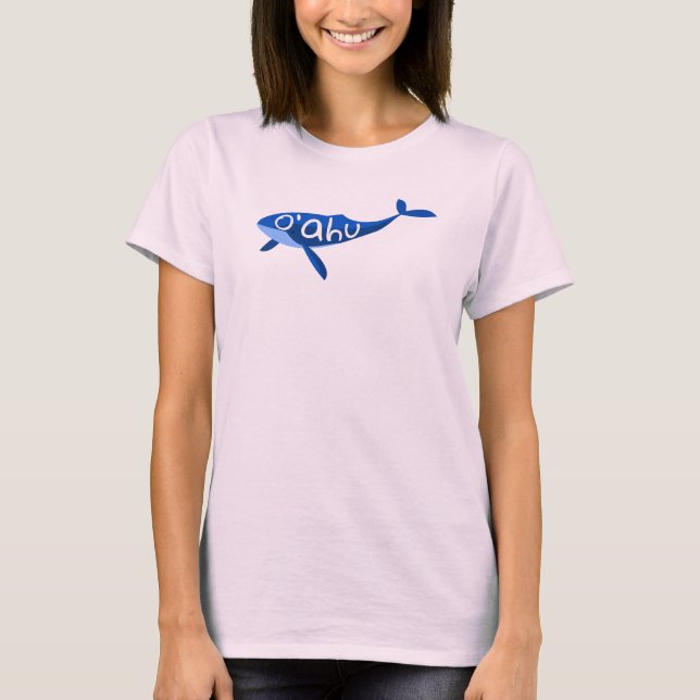 O'ahu Hawaii Whale T-Shirt (Front)