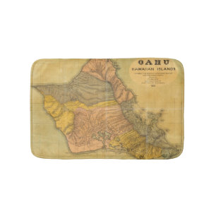 Oahu, Hawaiian Islands Bathroom Mat