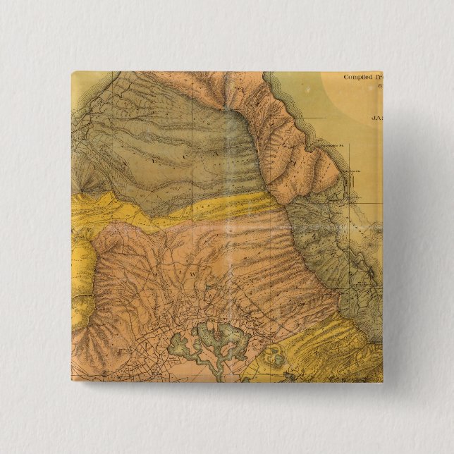 Oahu, Hawaiian Islands Pinback Button (Front)