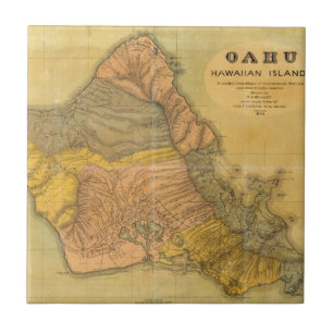 Oahu, Hawaiian Islands Tile