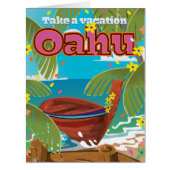 Oahu Holiday travel poster (Front)