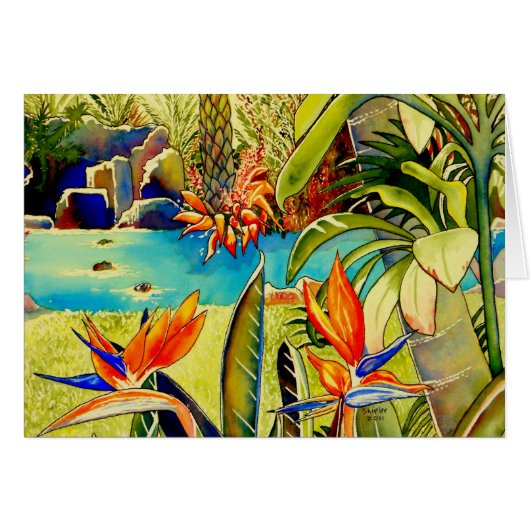Oahu Pineapple Plantation Pond Cards (Front Horizontal)