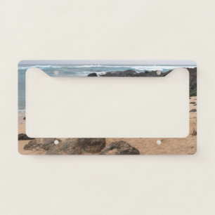Oahu's North Shore and Sea Turtle License Plate Frame