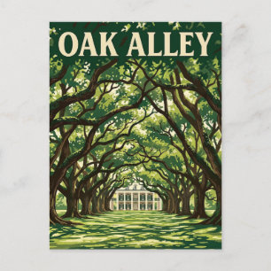 Oak Alley Plantation Postcard