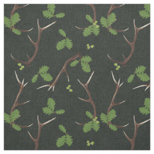Oak and Antlers Fabric