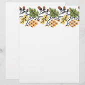 Oak autumnal background (Front/Back)
