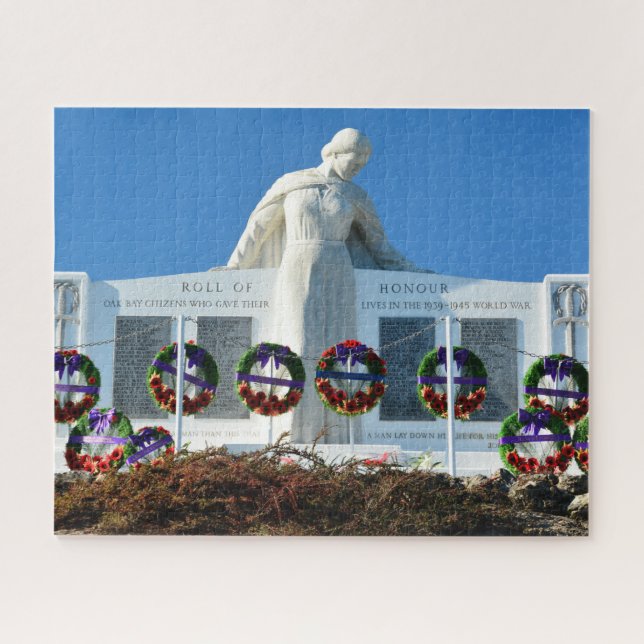 Oak Bay Memorial Victoria Canada Jigsaw Puzzle (Horizontal)
