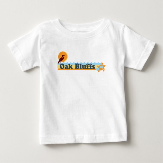 Oak Bluffs "Beach" Design. Baby T-Shirt