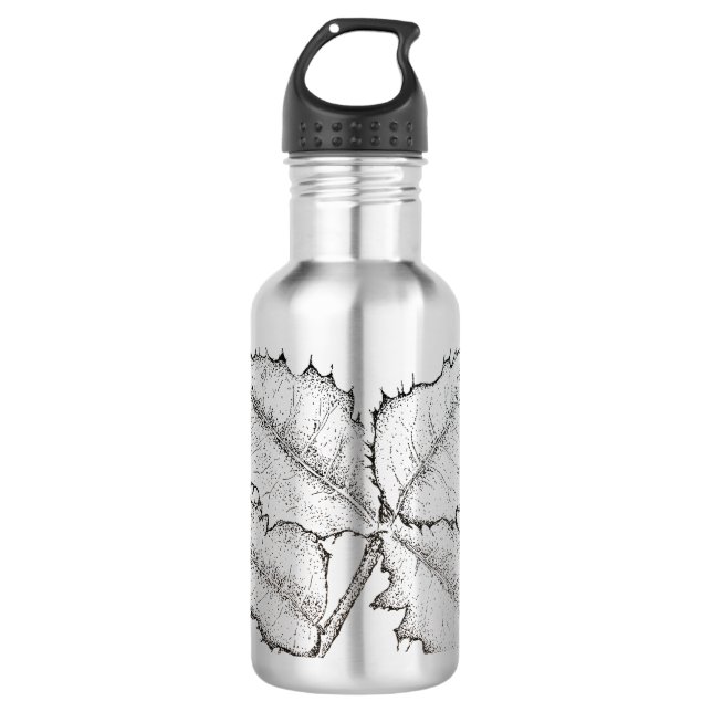 Oak Branch Stainless Steel Water Bottle (Front)