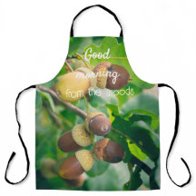 Oak branches with acorns