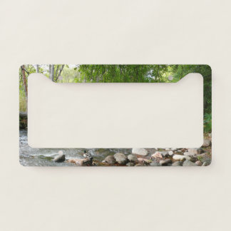 Oak Creek and Mallard Ducks Nature Photography License Plate Frame