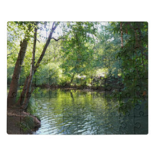 Oak Creek I in Sedona Arizona Nature Photography Jigsaw Puzzle